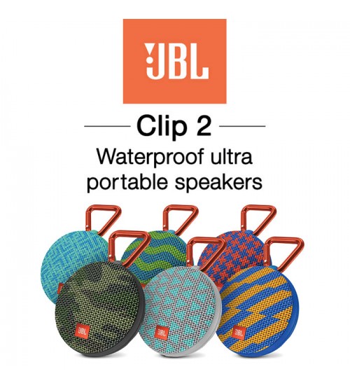 JBL Clip 2 Ultra Portable Waterproof Bluetooth Speaker - Limited Edition